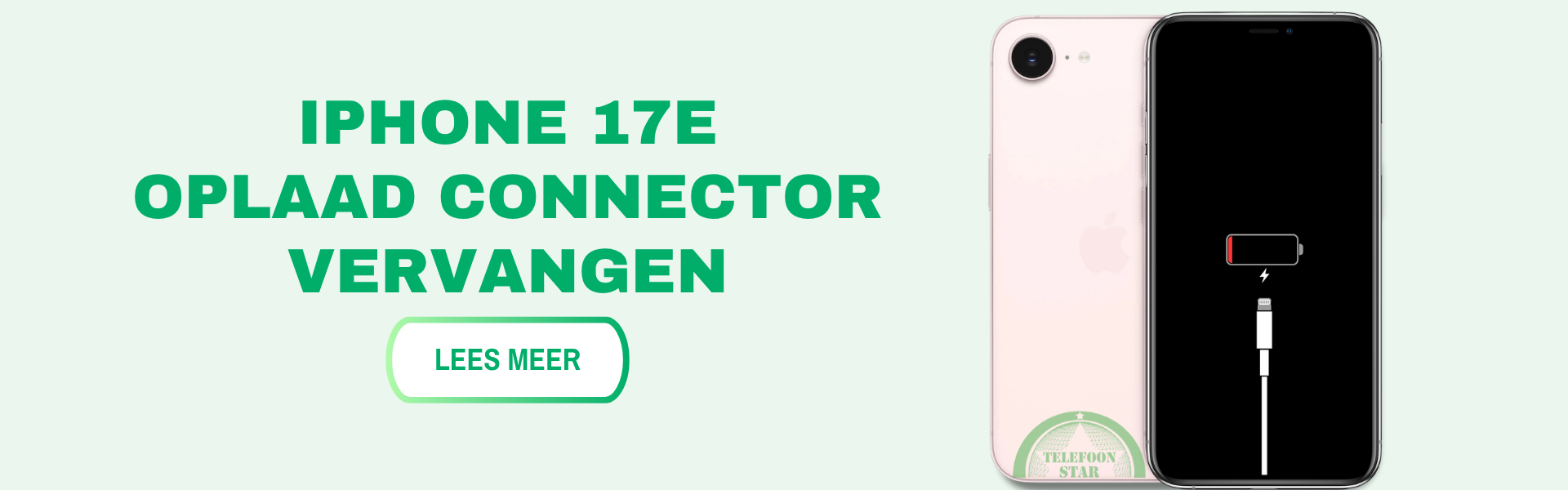 iPhone 17E oplaadconnector reparatie
