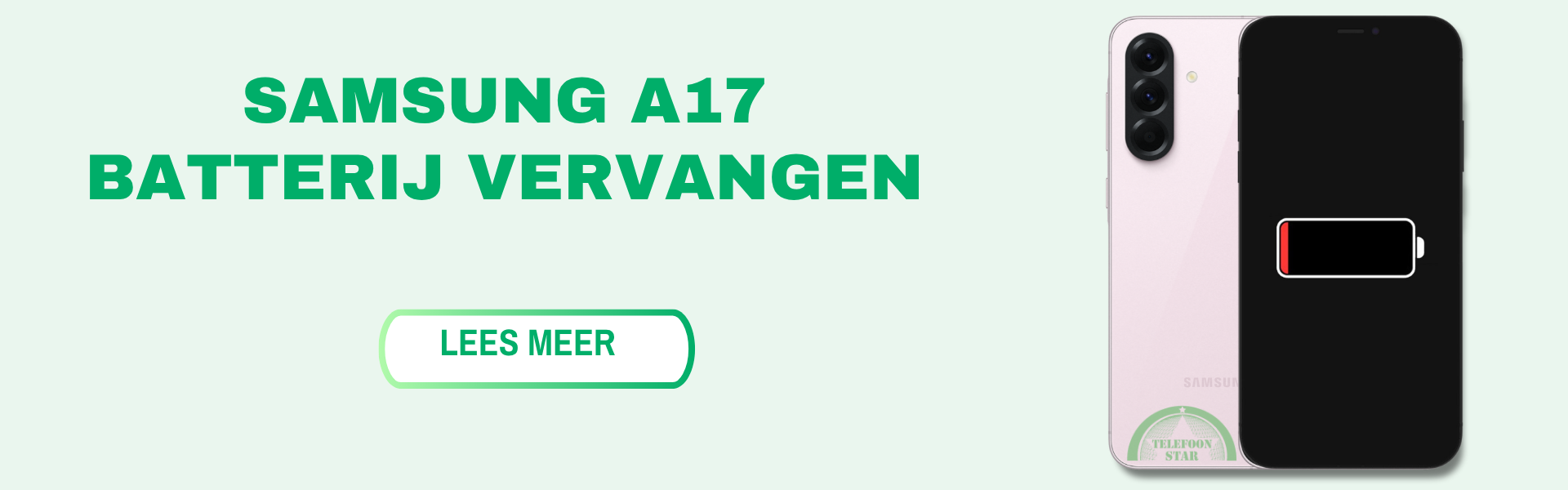 Samsung Galaxy A17 batterij vervangen