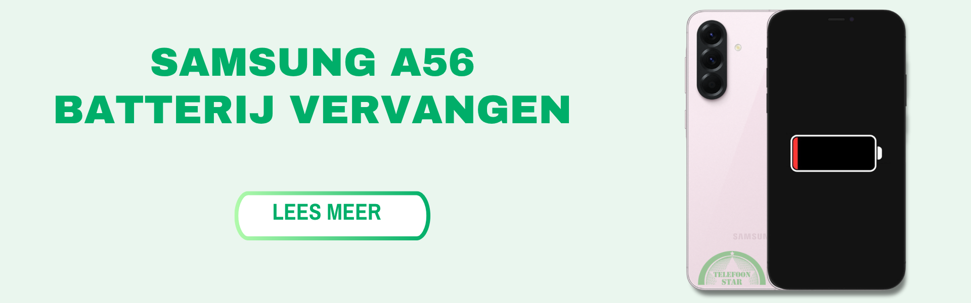 Samsung Galaxy A56 batterij vervangen