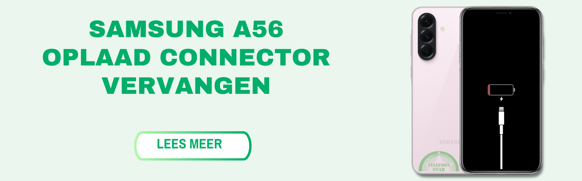 Samsung Galaxy A56 oplaad connector vervangen