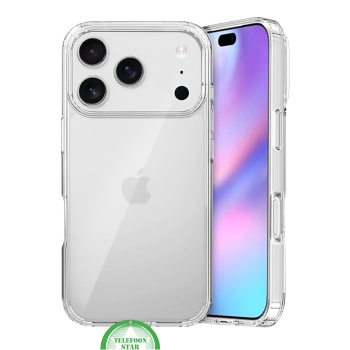 Perfecte pasvorm voor iPhone 17 Pro Max– Silicone, Flexibel, Helder & Extra Sterk, transparant en Extra bescherming voor camera en scherm | Telefoonstar