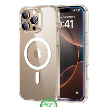 Transparant hoesje voor iPhone 16 Pro / 16 Pro Max Silicone – MagSafe Ready, Sterke, Bescherming | Telefoonstar