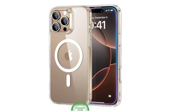 Transparant hoesje voor iPhone 16 Pro Silicone – MagSafe Ready, Sterke, Bescherming | Telefoonstar