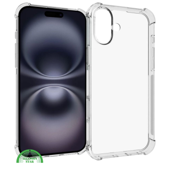 Transparant Hoesje voor iPhone 16 Shockproof – Extra Sterk & Kristalhelder
