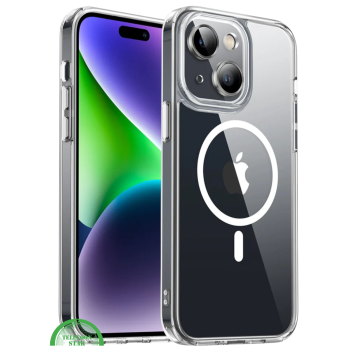 Hoesje voor iPhone 15 Transparant MagSafe – Slank, Sterk & Magnetisch