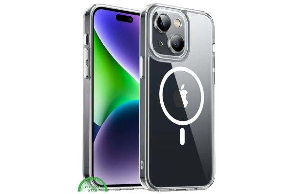 Hoesje voor iPhone 15 Transparant MagSafe – Slank, Sterk & Magnetisch