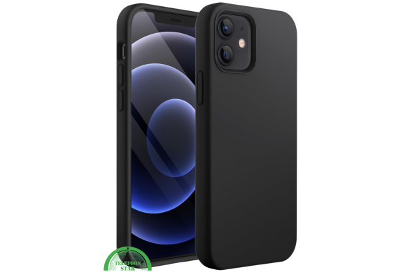 Zwart Hoesje voor iPhone 12 – Slank, Elegant & Krasbestendig