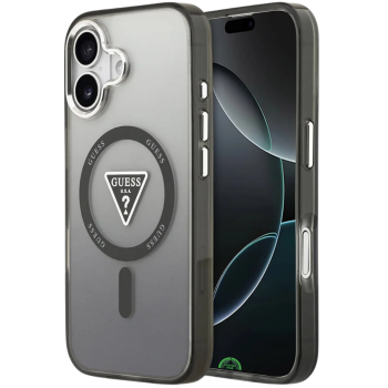 hoesje iPhone 17 Smoke Gray met Magneet-Ring, Camera Strak