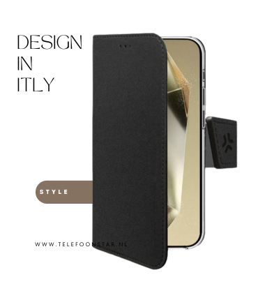 Samsung Galaxy S25 Edge Bookcase Hoesje Zwart