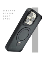 iPhone 15 Pro Achterkant Hoesje met Ringhouder &ndash; Elegant & Functioneel Beschermhoesje