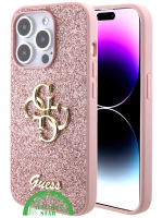 Hoesje voor iPhone 15 Pro &ndash; Roze Goud Elegantie en Bescherming