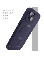 iPhone 15 Siliconen Hoesje Donkerblauw &ndash; MagSafe-Compatibel & Ultieme Bescherming