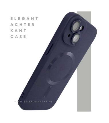 iPhone 15 Siliconen Hoesje Donkerblauw – MagSafe-Compatibel & Ultieme Bescherming