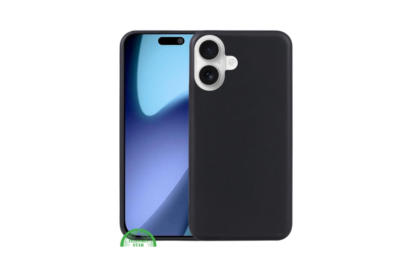 Silicone Hoesje voor iPhone 17 – Zwart, Modern en Betrouwbaar