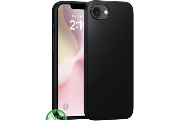  Hoesje voor iPhone 16E Zwart Beschermhoesje – Slank, Sterk & Stijlvol, Silicone