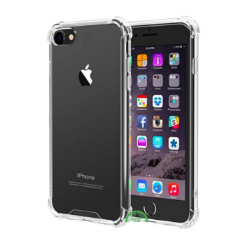 Hoesje voor iPhone SE 2022 Shockproof Transparante Cover – Slank, Gripvast & Beschermend