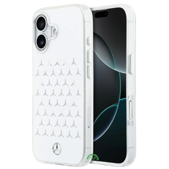 Hoesje iPhone 17 Wit AeroPattern ClearShield Slank en nauwsluitend