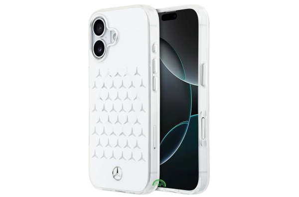 Hoesje iPhone 17 Wit AeroPattern ClearShield Slank en nauwsluitend