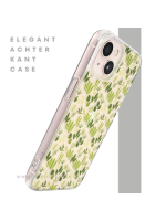 GreenNature Soft Case &ndash; Bladeren Hoesje iPhone 13 / 14 Transparant | Telefoonstar.nl