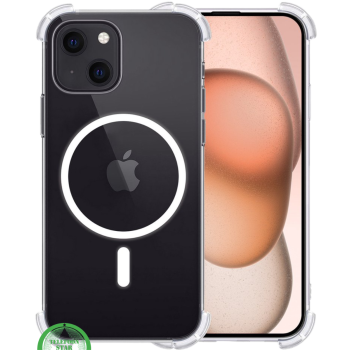 Hoesje voor iPhone 15 Shockproof MagSafe – Transparant, Sterk & Magnetisch