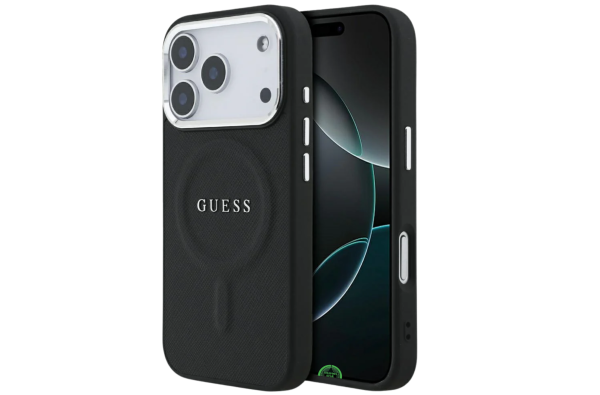 Hoesje voor iPhone 17 Pro Max Zwart Guess Slank, stevig en nauwkeurig