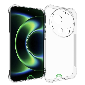 Hoesje voor Xiaomi 17 Ultra Transparant Siliconen Duurzaam Slijtvast