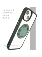 CoverGrip MagSafe Case &ndash; iPhone 13 / 14 Hoesje met Groene Ring | Telefoonstar.nl