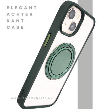 CoverGrip MagSafe Case – iPhone 13 / 14 Hoesje met Groene Ring | Telefoonstar.nl