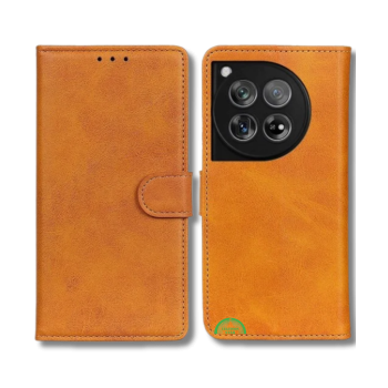 Bookcase Hoesje voor OnePlus 12 Vintage Leer Look met Magnetische Sluiting