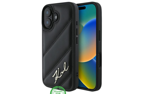 Hoesje voor iPhone 16 Zwart Leren – Luxe, Bescherming en Tijdloze Klasse