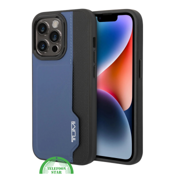 Hoesje voor iPhone 16 Pro Max Robuust Hoesje Blauw-Zwart – Sterke Bescherming met Stijlvolle Afwerking