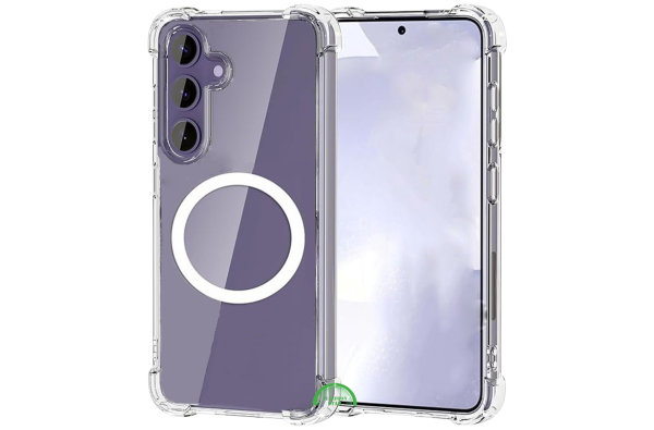 Hoesje voor Samsung S23 transparant TPU, Slank, Sterk & MagSafe-Compatibel