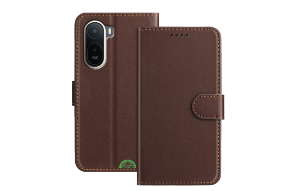 Hoesje voor Xiaomi Redmi A7 Pro Wallet Case Bruin Duurzaam Comfortabele grip
