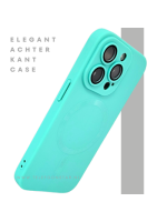 Turquoise MagSafe iPhone 15 Pro Hoesje &ndash; Fris & Slank Design | Telefoonstar.nl