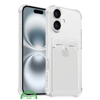 Transparant Hoesje – Geschikt voor iPhone 17 - Silicone, Geschikt voor MagSafe – Slank, Sterk en Shock proof - Telefoonstar