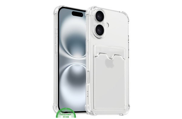 Transparant Hoesje – Geschikt voor iPhone 17 - Silicone, Geschikt voor MagSafe – Slank, Sterk en Shock proof - Telefoonstar