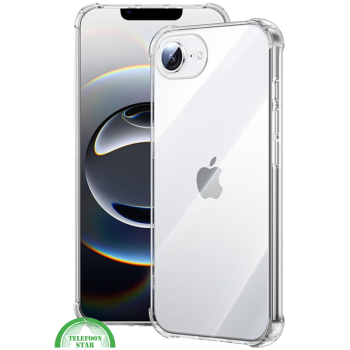 Silicone Hoesje voor iPhone 16E Anti-Shock TPU, Slank, Schokbestendig & Helder Design