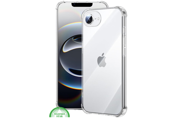 Silicone Hoesje voor iPhone 16E Anti-Shock TPU, Slank, Schokbestendig & Helder Design