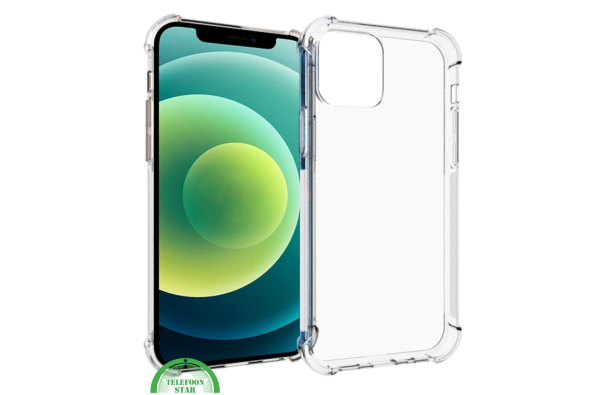 Hoesje voor iPhone 12 Transparant Shockproof, Slank, Sterk & Comfortabel