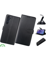 A26 Boek Zwart klap met pasje Case Leer