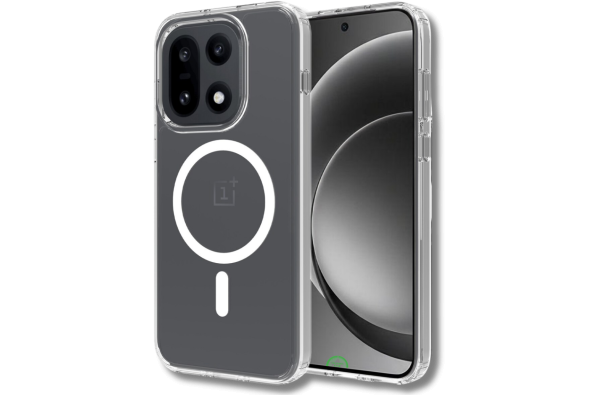 Hoesje voor OnePlus 15 Transparant MagSafe Slank strak zakelijk en modern