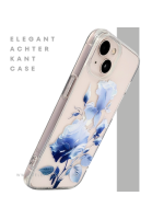 Protectcase iPhone 13 / 14 Transparant Hoesje met Zwarte Rand &ndash; Slanke Bescherming