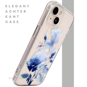 Protectcase iPhone 13 / 14 Transparant Hoesje met Zwarte Rand – Slanke Bescherming