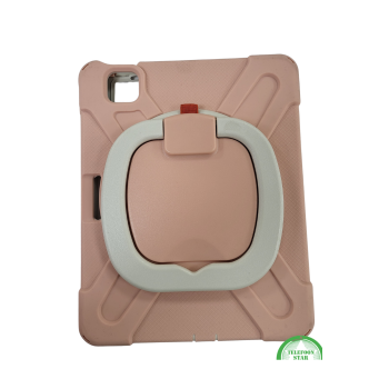 Shockproof Kinder Hoes voor iPad Air 4 10.9 (2020) – 360° Draaibare Handgreep & Standaard – Roze