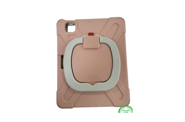 Shockproof Kinder Hoes voor iPad Air 4 10.9 (2020) – 360° Draaibare Handgreep & Standaard – Roze