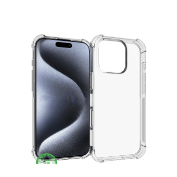 Hoesje voor iPhone 16 Pro Max Transparant Bumper Hoesje – Maximale Bescherming, Minimalistisch Design en Schokbestendig | Telefoonstar