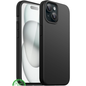 Premium soft-touch siliconen Hoesje voor iPhone 15 Slank, Stijlvol