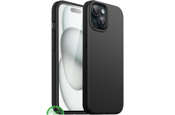 Premium soft-touch siliconen Hoesje voor iPhone 15 Slank, Stijlvol