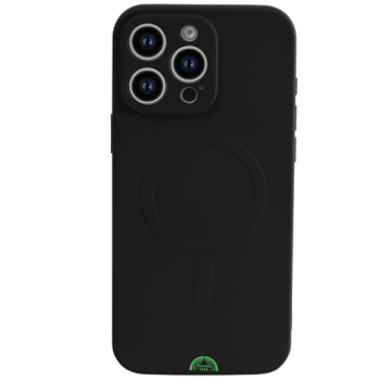 Hoesje voor iPhone 16 Pro &ndash; Zwart MagSafe, Silicone en Magneetondersteuning