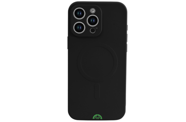 Hoesje voor iPhone 16 Pro &ndash; Zwart MagSafe, Silicone en Magneetondersteuning